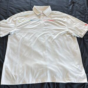 Men's UNDER ARMOR White Polo Shirt